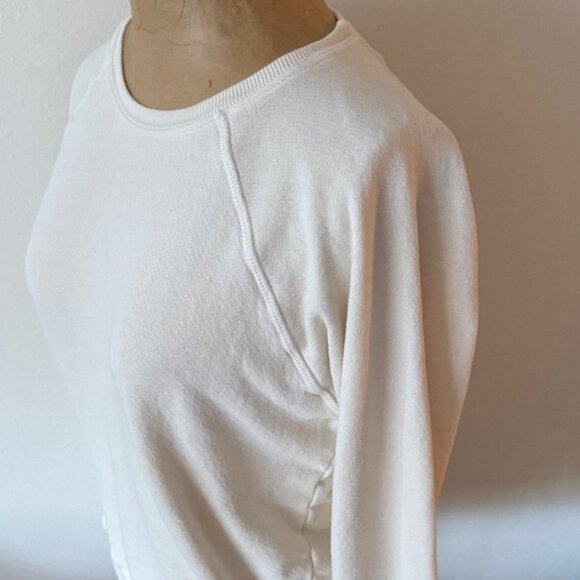 The Great sz 1 or XS Cream Long Sleeve Sweatshirt 100% cotton great condition - Picture 3 of 7